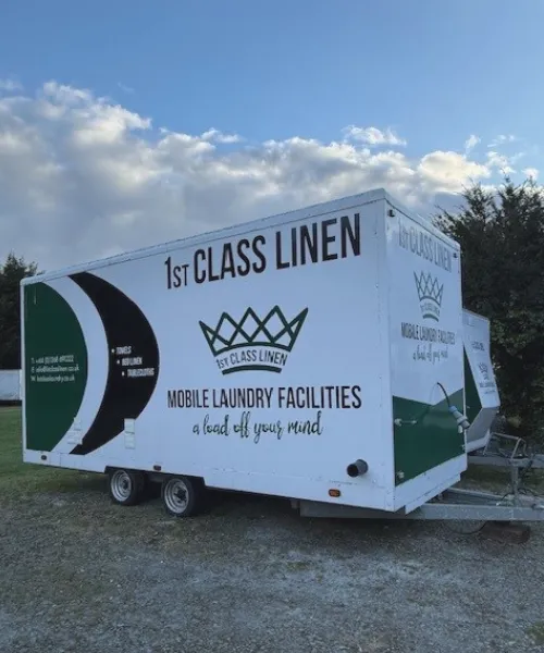 temporary laundry trailer